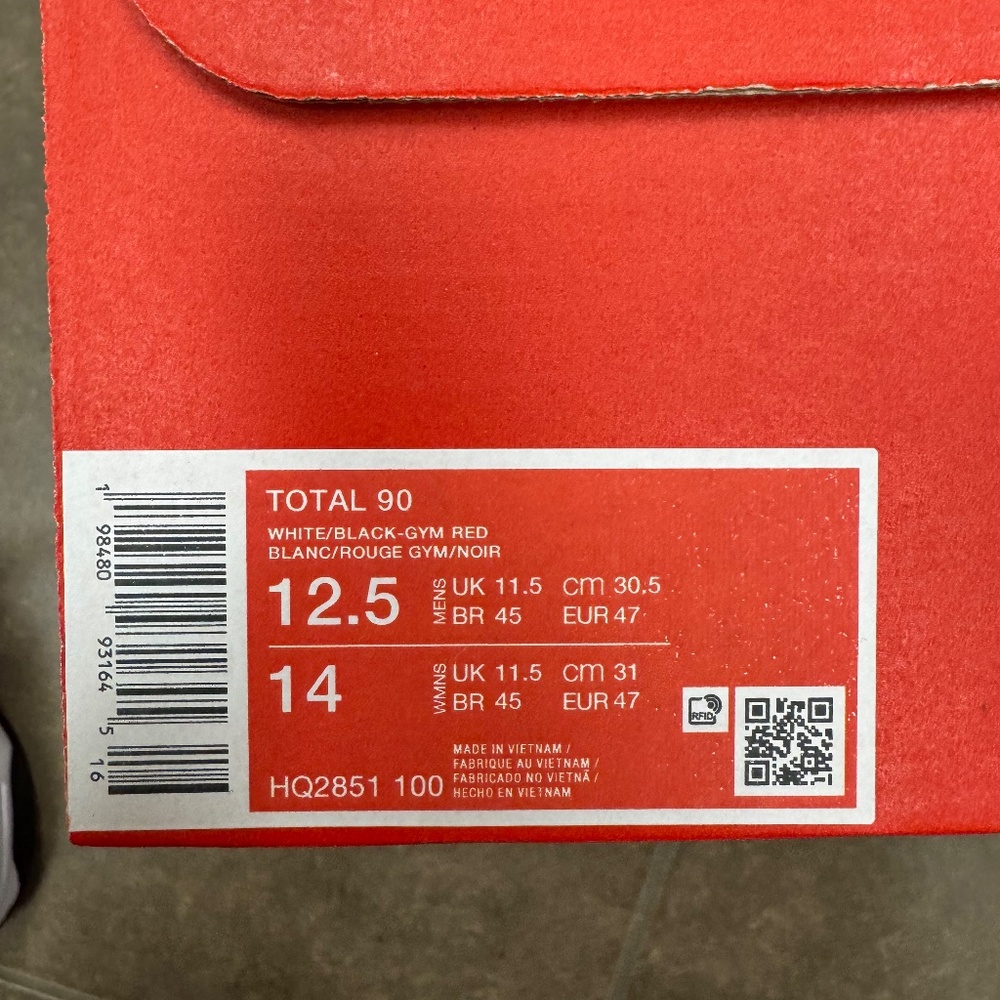 Mens Nike Total 90 Shoes - size 12.5 - Picture 9 of 9